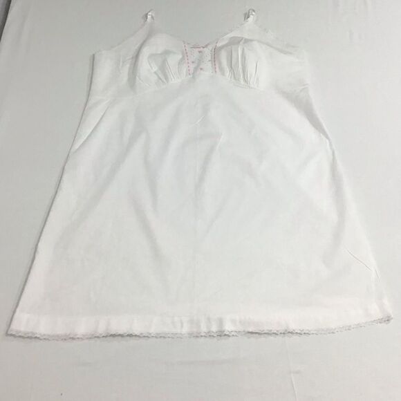Velrose Vintage Dress Slip White Prairie Style Slip Dress Lingerie USA Made - Picture 3 of 8